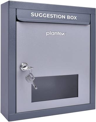 Impulse by Plantex Multipurpose Letter Box//Complaint Box with Lock Table Top, Wall Mount Suggestion Box