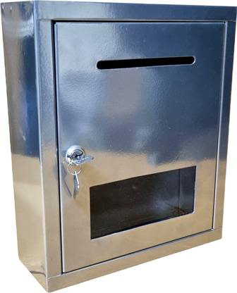 Adscope High Grade Metal Complaint Box/Suggestion Box/Cheque Drop Box with Lock Suggestion Box
