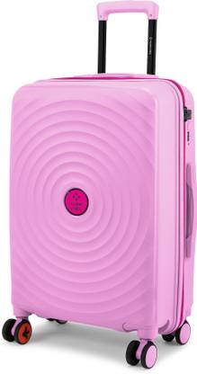 NASHER MILES Goa Hard-sided Polypropylene Check-In Luggage Pink 75cm Trolley bag Check-in Suitcase 8 Wheels - 28 inch