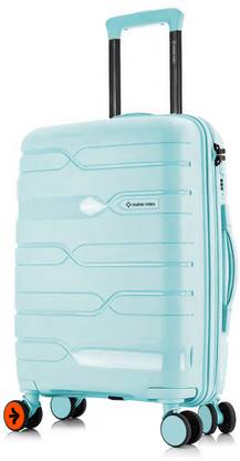 NASHER MILES Paris Hard-sided Polypropylene Check-In Luggage Pastel Green 24 inch |65cm Trolley bag Check-in Suitcase 8 Wheels - 24 inch