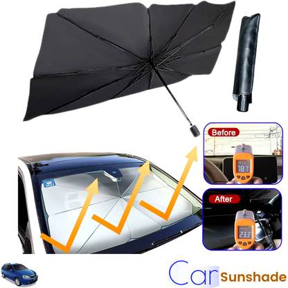 Rhtdm Windshield Sun Shade For Tata Indigo Marina, Universal For Car