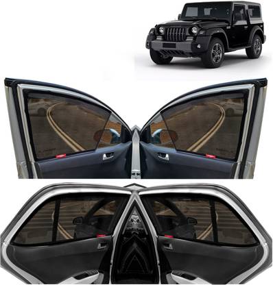 Kingsway Side Window, Rear Window Sun Shade For Mahindra Thar