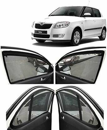 Autofact Rear Window, Side Window Sun Shade For Skoda Fabia