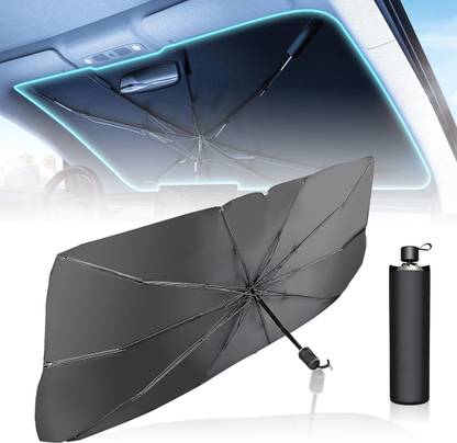 OBEROI'S TRADERS Windshield Sun Shade For Kia Universal For Car
