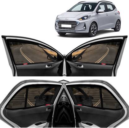 Kingsway Side Window, Rear Window Sun Shade For Hyundai Grand i10 NIOS