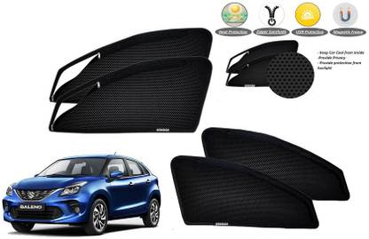 DENISIGA Rear Window, Side Window Sun Shade For Maruti Suzuki Baleno