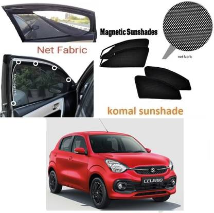 Komal Sunshade Rear Window, Side Window Sun Shade For Maruti Suzuki Celerio