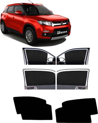 DreamRow Side Window Sun Shade For Maruti Suzuki Brezza