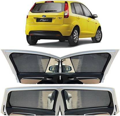 DSParts Rear Window, Side Window Sun Shade For Ford Figo