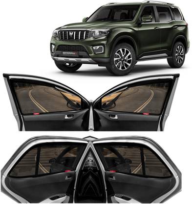 Kingsway Side Window, Rear Window Sun Shade For Mahindra Scorpio N