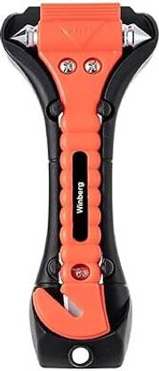 Winberg Car Safety Hammer, 2-in-1 Emergency Escape Tool with Window Car Safety Hammer