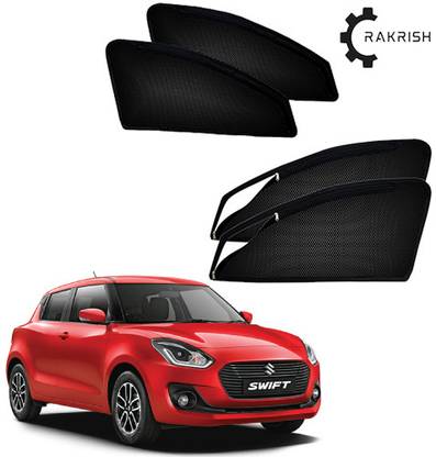 RAKRISH Rear Window, Side Window Sun Shade For Maruti Suzuki New Swift