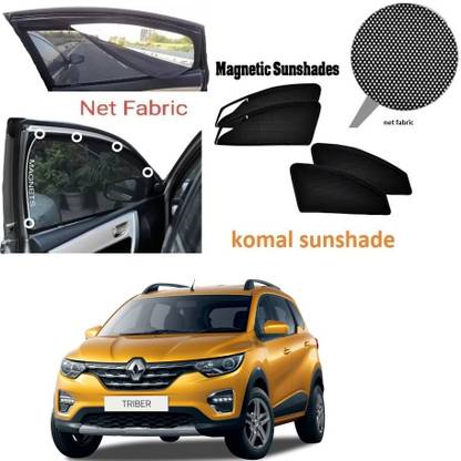 Komal Sunshade Rear Window, Side Window Sun Shade For Renault Triber