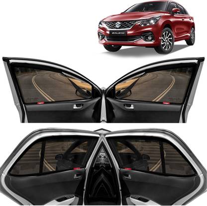 Kingsway Side Window, Rear Window Sun Shade For Maruti Suzuki Baleno