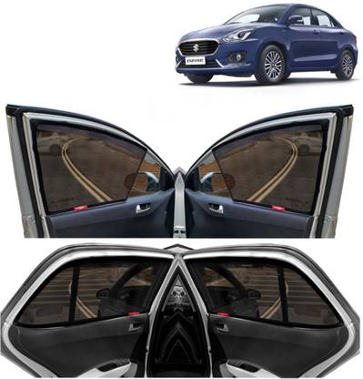Kingsway Side Window, Rear Window Sun Shade For Maruti Suzuki Swift Dzire