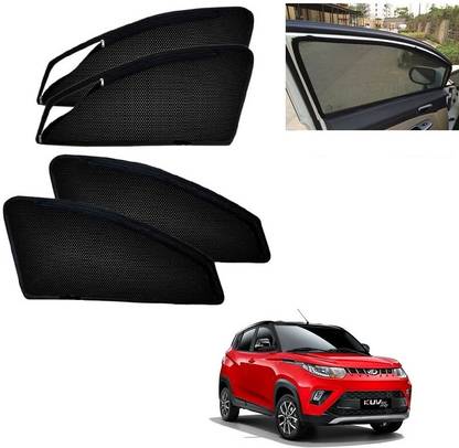 HUB HUNT Side Window, Rear Window Sun Shade For Mahindra KUV100