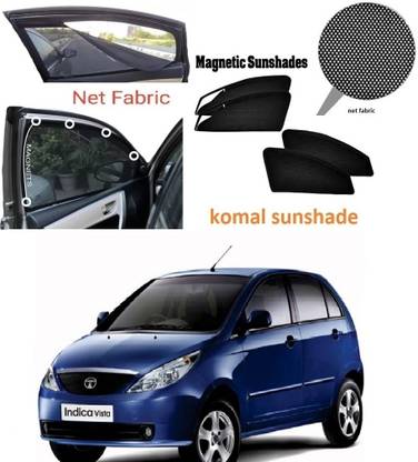 Komal Sunshade Rear Window, Side Window Sun Shade For Tata Indica Vista