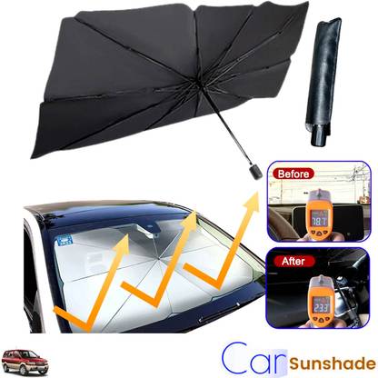 aksmit Windshield Sun Shade For Chevrolet Tavera, Universal For Car