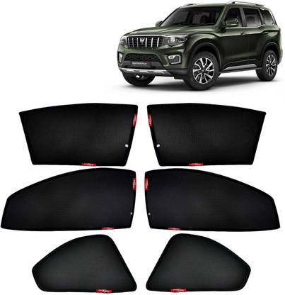 Kingsway Side Window, Rear Window Sun Shade For Mahindra New Scorpio