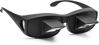 HASTHIP Lazy Glasses Prism Glasses Horizontal Spectacles Lie Down for Reading Watching Hair Accessory Set