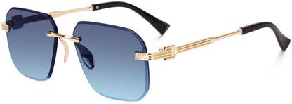 Being Better Rectangular, Over-sized Sunglasses