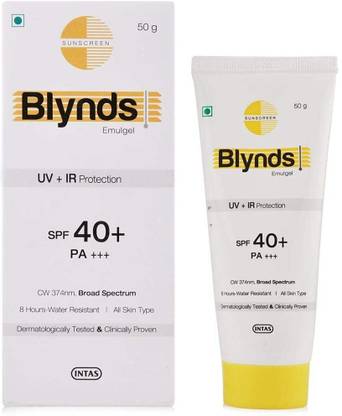 INTAS Sunscreen - SPF 50 PA+++ Blyds Emugel