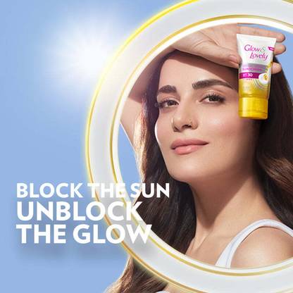 Glow & Lovely Sunscreen - SPF 50 PA+++ SPF 30 Brightening Sunscreen 30g