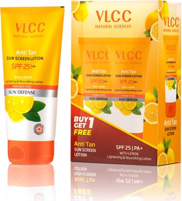 VLCC Sunscreen - SPF 25 PA+ Anti Tan Sun Screen Lotion