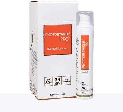 Photostable Sunscreen - SPF 50 PA++++ PRO+ HYDRAGEL SPF 80+ PA ...