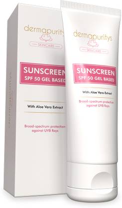 Dermapuritys Sunscreen - SPF 50 PA++++ Derma Puritys Sunscreen SPF 50 Gel Based, For all Skin Types - 100ml
