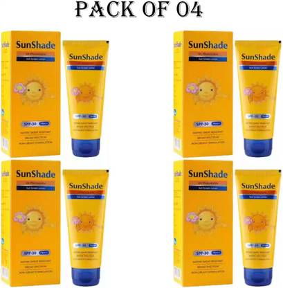 SunShade Sunscreen - SPF 30 PA+++ ULTRA BLOCK LOTION (PACK OF 4)