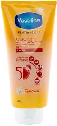 Vaseline Sunscreen - SPF 50 PA++++ Healthy Bright Daily Protection & Brightening Serum