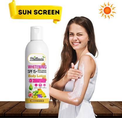 Phillauri Sunscreen - SPF 50 PA+++ Sunscreen Fairness Lotion SPF 15 PA+++, Tan Free Skin