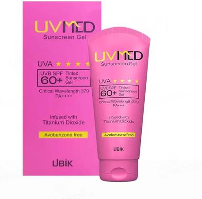 Ubik Sunscreen - SPF 60+ PA++++ Uvmed Sunscreen Gel SPF 60+