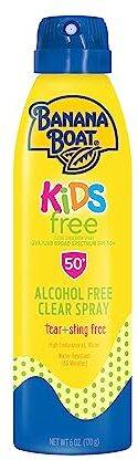Banana Boat Sunscreen - SPF 50 Kids Free Sunscreen Spray 6oz spf 50+