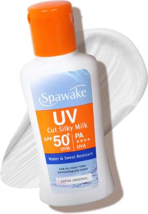 Spawake Sunscreen - SPF 50/PA++++ PA++++ UV Cut Silky Milk