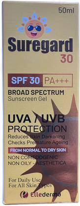 SUREGARD Sunscreen - SPF 50 SUNSCREEN GEL