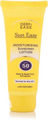 DERMEASE Sunscreen - SPF 50 PA+++ Sun Ease Sunscreen Lotion