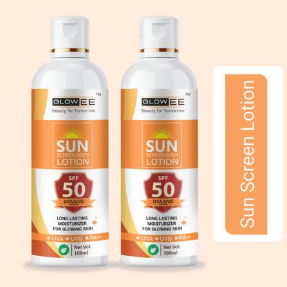 Glowee Sunscreen - SPF 50 PA++ Sunscreen for Oily Skin with Matte Effect - For Men - SPF 30 PA+++