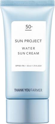 Thank You Farmer Sunscreen - SPF 50 PA+++ Sun Project Korean Water Sun Cream SPF50+ PA+++
