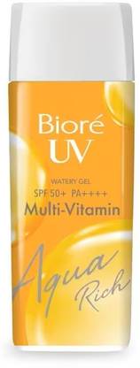 SHIVAMAX Sunscreen - SPF 50 PA++++ Biore UV Aqua Rich Watery Gel Multi Vitamin SPF50+ PA++++ 90 Ml.
