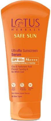 LOTUS HERBALS Sunscreen - SPF 50 PA++++ SS UltraRx Sunscreen SPF 60_75ml