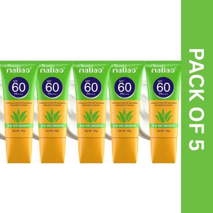 Your Beauty Sunscreen - SPF 60 PA+++ Ultra Protection Sunscreen SPF 60 PA+++ UVA / UVB Aloevera Water Resistant spf50