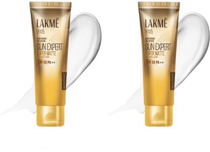 Lakmé Sunscreen - SPF 50 PA++ Sun Expert Ultra Matte Lotion Pack of 2