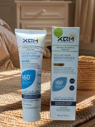 XQM Sunscreen - SPF 60+ PA+++ FACE DAY WEAR MOITURISER FOR FACE & BODY
