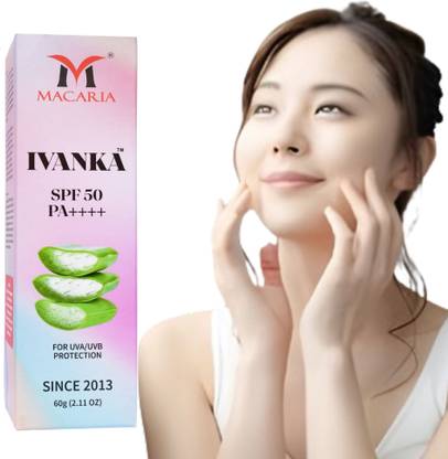 MACARIA Sunscreen - SPF 50 PA++++ Ivanka Spf 50 PA++++ Cream With Sunscreen
