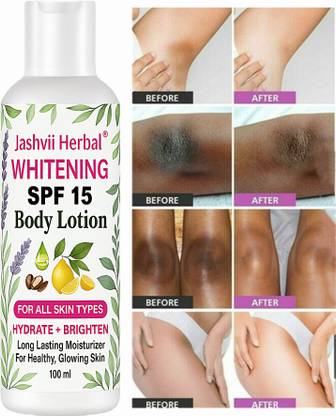 jashvii herbal Sunscreen - SPF 50 PA++ Skin Lighten Brightening Whitening Sun screen Lotion On Body Lotion SPF 15 PA++
