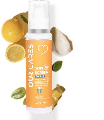 Ourcares Sunscreen - SPF 50 PA+++ Sunshield Supreme: SPF 50 PA+++ for Maximum UV Protection