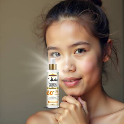 Utkrisht Sunscreen - SPF 60+ PA+++ Khadi SPF 60 Lotion for Ultimate Skin Nourishment