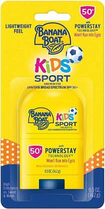 Banana Boat Sunscreen - SPF 50 PA+ kids sport sunscreen stick SPF50+ water resistant 14.2g